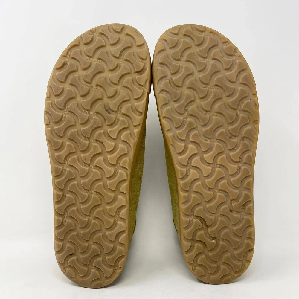 Birkenstock Bend Low Casual‎ Sneakers Mens 43L 10.5 Faded Khaki Suede Footbed